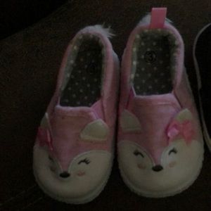 Brand new fox baby girl shoes